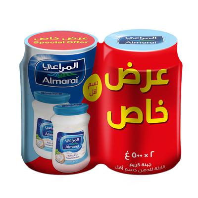 المراعي - جبنة كريم قابلة للدهن ( 2 حبه ) 500 جرام