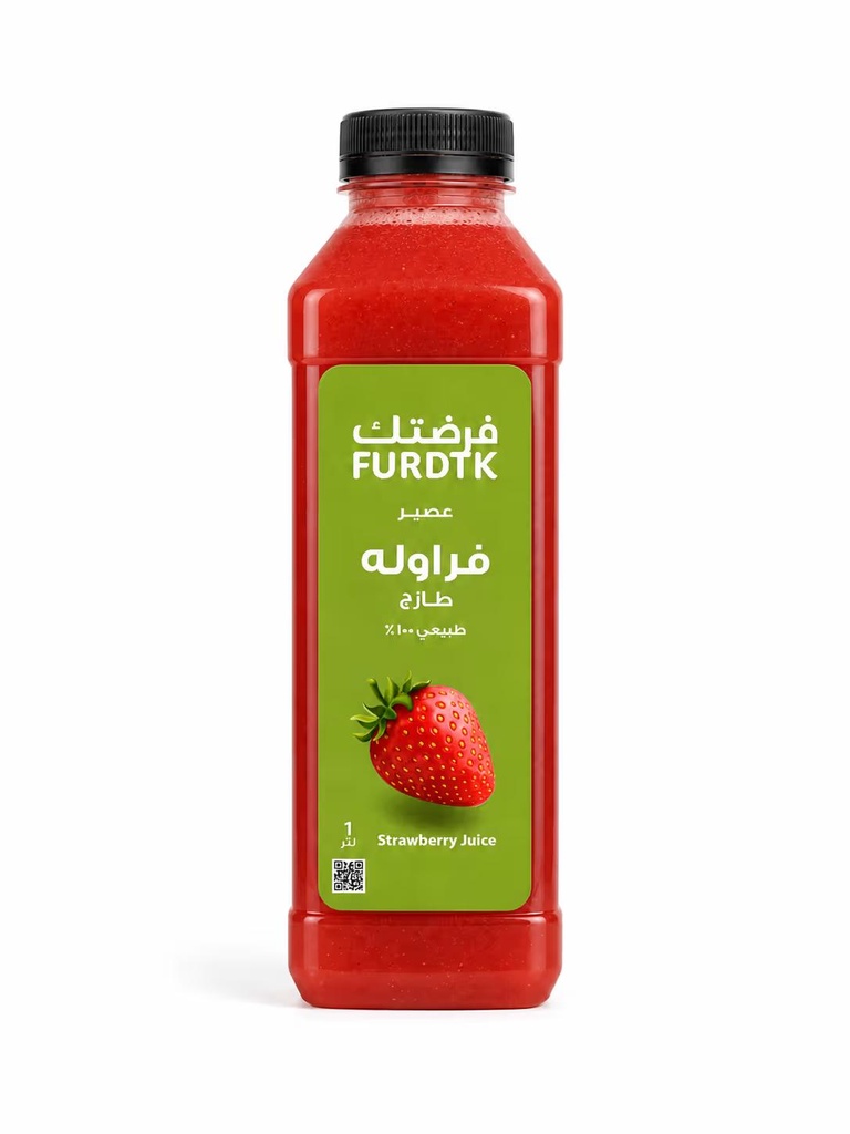 Fresh Strawberry Juice 1 Ltr