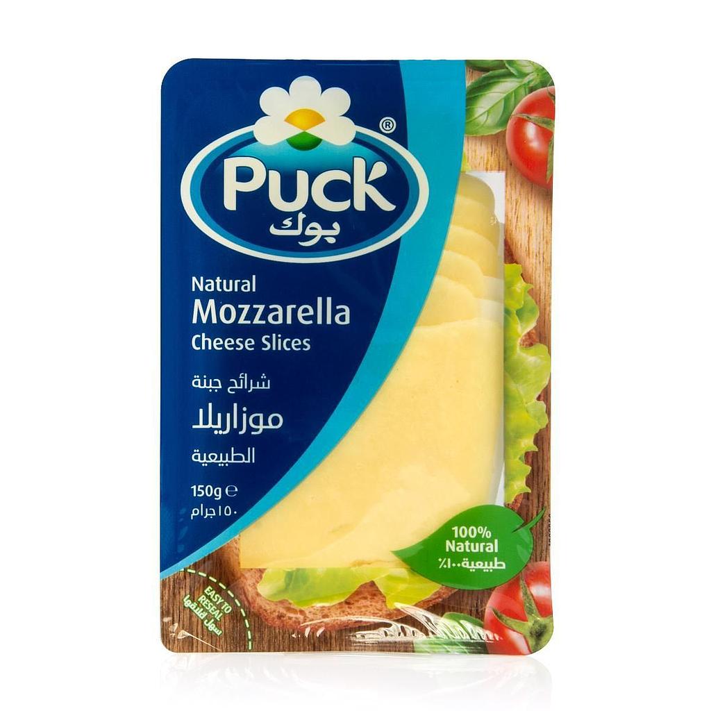 Puck Mozzarella Natural Cheese Slices 150 g