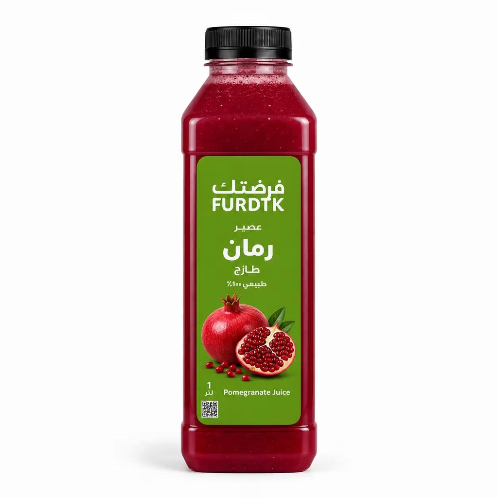 عصير رمان طازج 1 لتر
