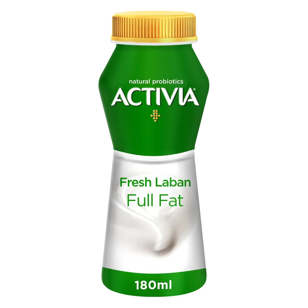 Activia Full Fat Fresh Laban with 5 Probiotic 180ml