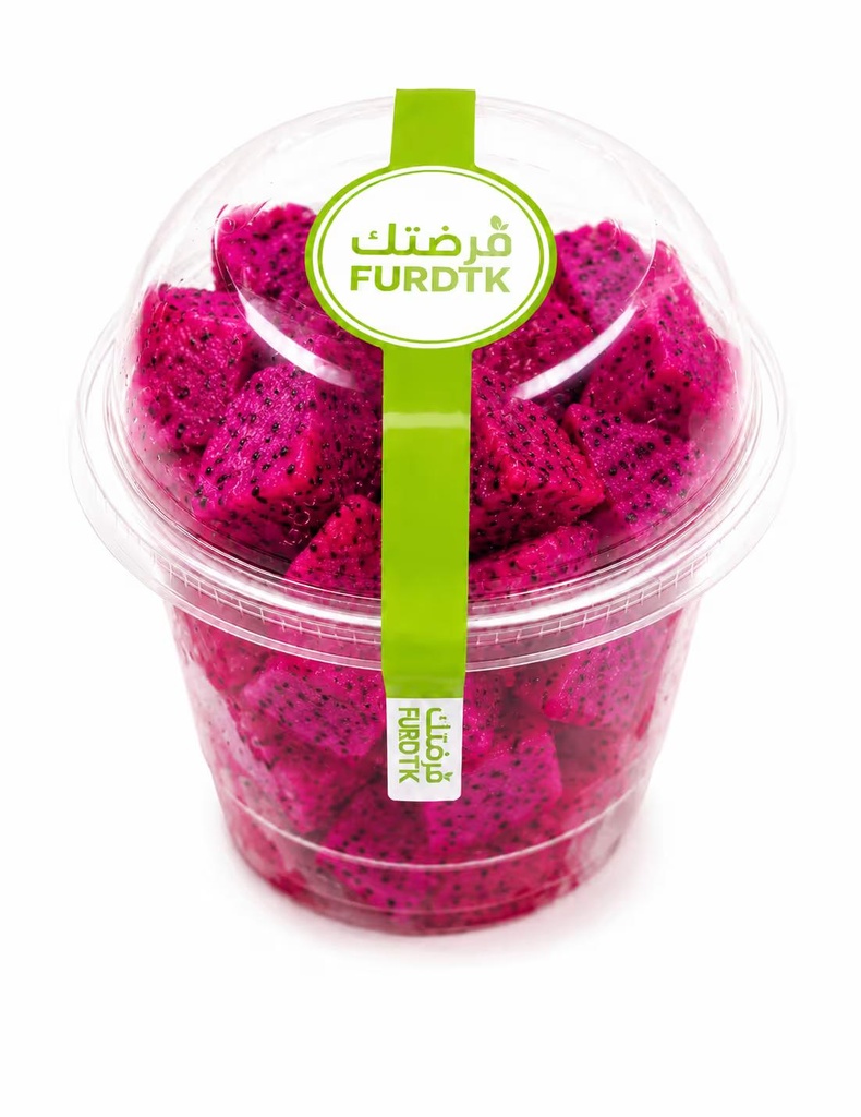 Chopped Red Dragon Fruit