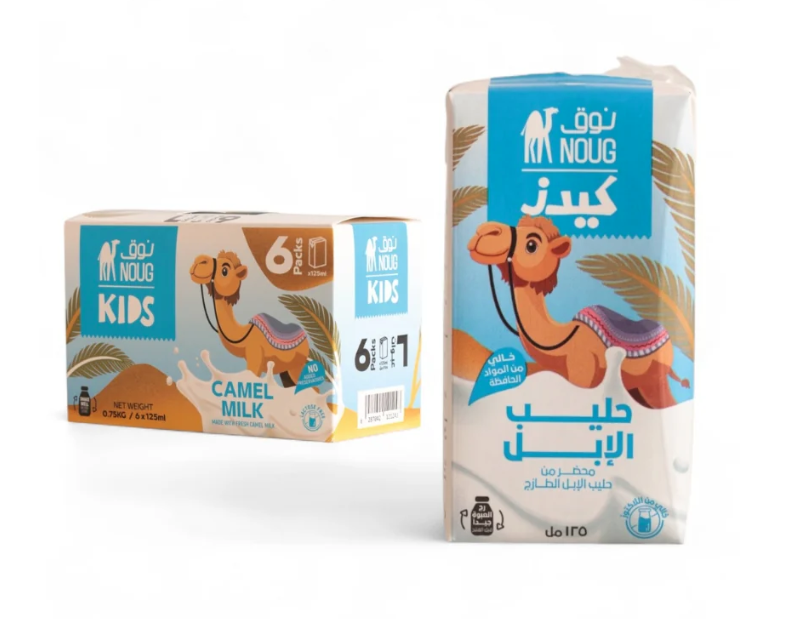 Noug Kids - Fresh Camel Milk 6*125 ml