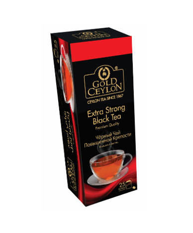 Gold Ceylon 25 Tb Extra Strong Black Tea,2 Gram Tb 