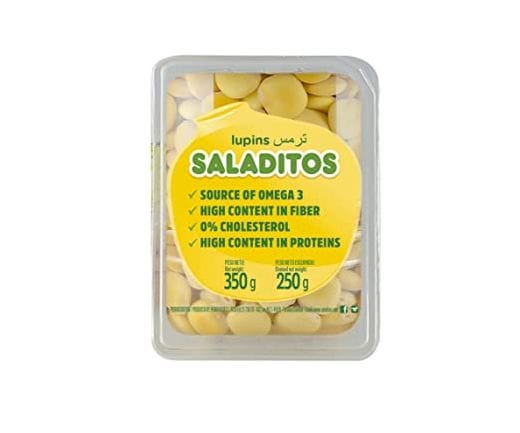 Saladitos Lupines Beans Plastic Tray 350Gm