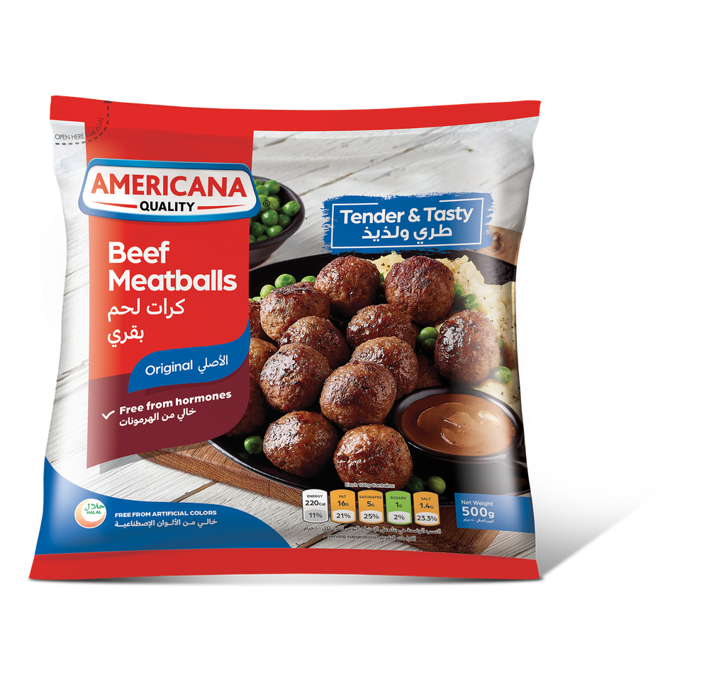 Americana Frozen Beef Meatball