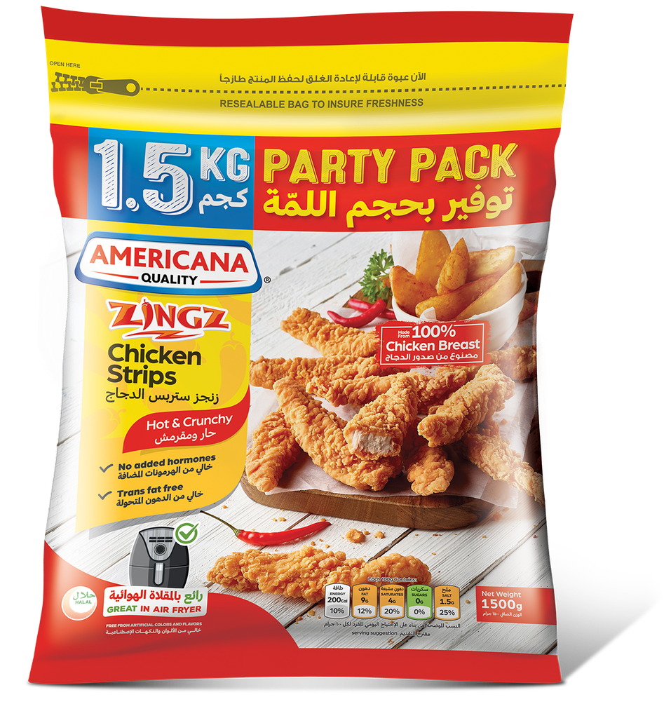Americana Zingz Frozen Hot & Spicy Chicken Strips