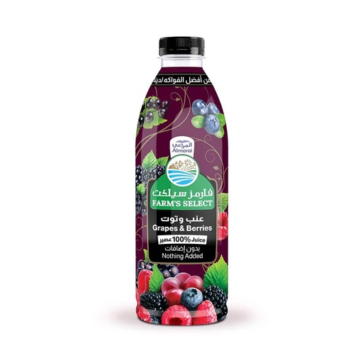 Almarai  Farm'S Select Grapes & Berries Nothing Added 1 Liter 