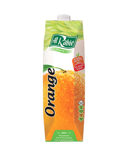 Al Rabie Orange Juice 1 Ltr 