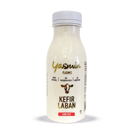 Yasmin Farms Kefir Laban Low Fat Plastic Bottle 250ml [Kuwait]