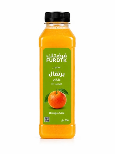 عصير برتقال طازج 330مل 